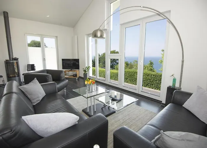 Schoener Meerblick Von Der Dachterrasse Haus Ostseeblick 1 Meehrblick Διαμέρισμα *