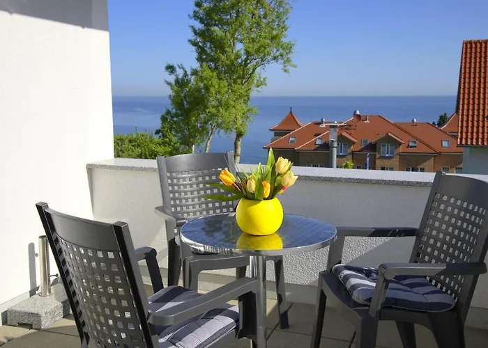 Schoener Meerblick Von Der Dachterrasse Haus Ostseeblick 1 Meehrblick Διαμέρισμα *